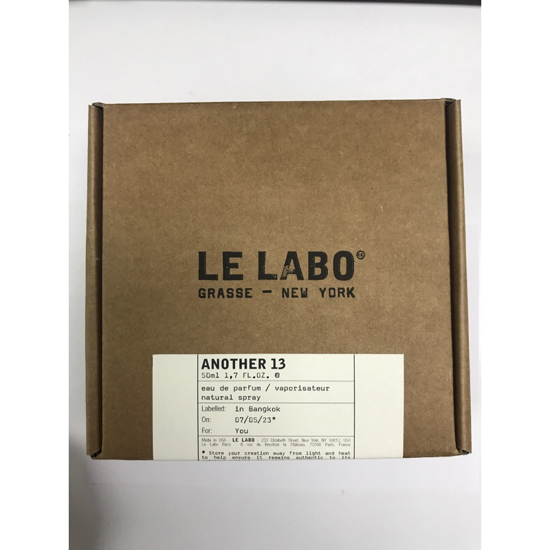 Le Labo Another 13 Eau De Parfum 30ml/50ml/100ml สินค้าจากคิงเพาเวอร์