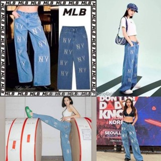 กางเกงยีนส์ MLB NY Women ส่งฟรี