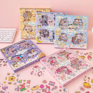 พร้อมส่งจากไทย!! สติกเกอร์กล่อง Sanrio กันน้ำ (32แผ่น) สติ๊กเกอร์ตกแต่ง สติ๊กเกอร์ PVC ลายการ์ตูนน่ารัก