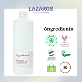 Ongredients Balancing Skin Softener ออนกรีเดียนส์ บาลานซิ่ง สกิน ซอฟเทนเนอร์ 250ml