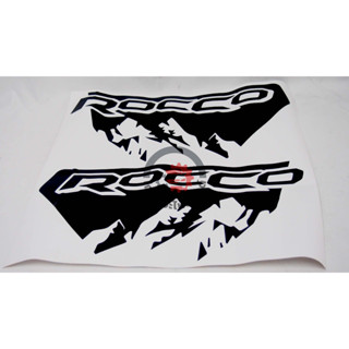 สติ๊กเกอร์ ข้างกระบะ โตโยต้า รีโว่ ปี 2020-2022 "ROCCO" สีดำ (1คู่) TOYOTA REVO 2020-2022 โกดังอะไหล่ยนต์ อะไหล่ยนต์