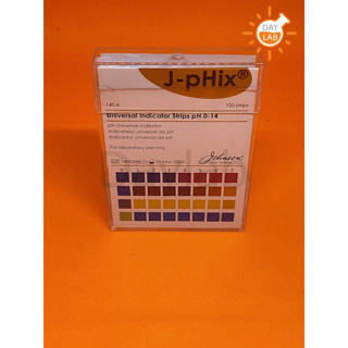 pH Indicator Paper 0-14 (Code 140.4) 100ชิ้นต่อกล่อง ยี่ห้อ Johnson UK