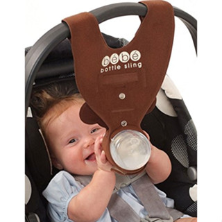 Bebe Bottle Sling : BSL5511681* อุปกรณ์ช่วยจับขวดนม Brown Monkey Baby Bottle Holder for Hands