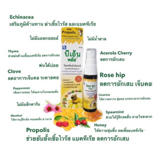 Beeen plus Mouth Spray 15ml. บีเอ้น พลัส สเปรย์สำหรับช่องปาก มีสารสกัดจากโพรโพลิส (Exp 22/11/24)