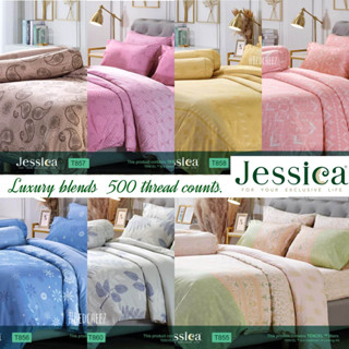 ลิงก์2#[BEDCT49ลด49฿] Jessica ทอ 500 เส้นด้าย ผ้าปูที่นอน (ไม่รวมนวม) Microfiber T🔹️เรียบหรู ผ้านิ่ม เจสสิก้า