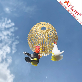 โมเดลสุ่มไก่ + ไก่2ตัว แก้บน ถวายไอไข่ Arton