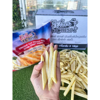 เฟรนช์ฟรายเรียบ 7มิล 10 มิล 🍟 French Fries 1กก. พร้อมส่ง เฟรนฟราย มันฝรั่งทอด เฟรชฟราย🧀 คละได้ 1-25แพ็ค 🚚ส่งทั่วไทย