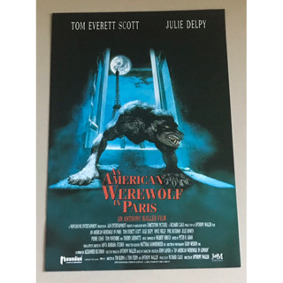 Handbill (แฮนด์บิลล์) หนัง “An American Werewolf In Paris” ใบปิดไทย จากค่ายหนัง ราคา 99 บาท