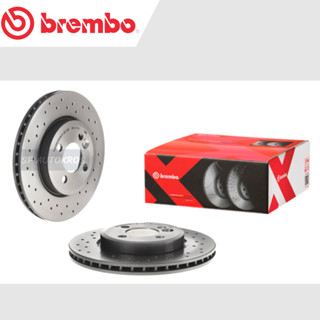 BREMBO จานเบรค เจาะรู MINI R55 R56 (Cooper) (HC) / รุ่น XTRA / D09 A761 1X ราคาต่อ 1ใบ