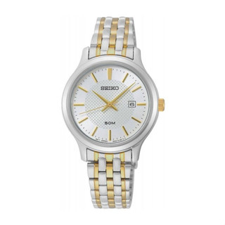 [ผ่อนเดือนละ379]🎁SEIKO นาฬิกาข้อมือผู้หญิง สายสแตนเลส รุ่น SUR647P1 - สีเงินสลับทอง ของแท้ 100% ประกัน 1 ปี