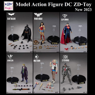 Model Action Figure Heros DC ZD-Toy 2023 ลิขสิทธิ์แท้ โมเดล ฟิกเกอร์ ฮีโร่ ดีซี ซุปเปอร์แมน แบทแมน วันเดอร์ ไซบอร์ก ฯ