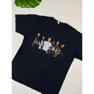 เสื้อยืด Maroon5 ตอกปี 2016 สีดำ ลายหน้าหลัง สวยๆ สภาพดี Size L