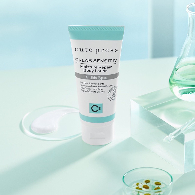CUTE PRESS บอดี้ โลชั่น CI-LAB SENSITIV MOISTURE REPAIR BODY LOTION - 75 ml - รูปที่ 4