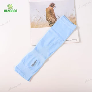 HANGROO LSM ปลอกแขน กันแดด ป้องกันแสง UV รุ่นสวมนิ้ว เป็นแขนเสื้อได้ เนื้อผ้าละเอียด