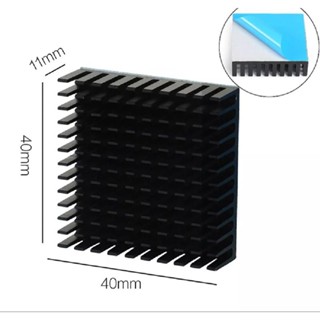 Stepper Motor Heat Sink แผ่นระบายความร้อนขนาด: 40 x 40 x 11 มม.