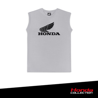 [Collection 2023]  HONDA TANK TOP GRAY  เสื้อยืดแขนกุดฮอนด้า สีเทา