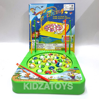 Kidzatoys ของเล่นตกปลา แถมถ่านฟรี ตกปลาจำลอง