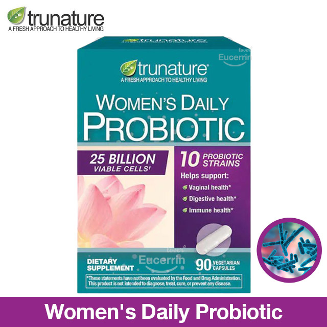 trunature Women's Daily Probiotic, 90 Vegetarian Capsules โปรไบโอติกสำหรับผู้หญิงระดับพรีเมียม