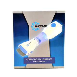 หวีเหาไฟฟ้าหลุดทั้งตัวและไข่ครื่องกำจัดหมัดเครื่องดูดหมัด VACCUM-COMB VACCUUM ELIMINATE T0149