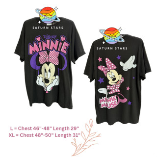 เสื้อยืดฟอก Minnie Mouse (ป้าย Bootleg)