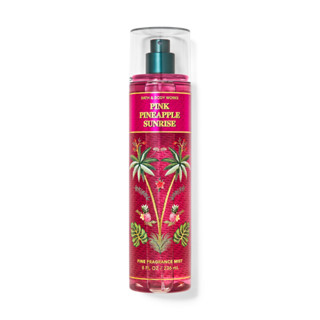 สเปรย์ bath &amp; body works fragrance mist กลิ่น Pink Pineapple Sunrise 236ml.ของแท้