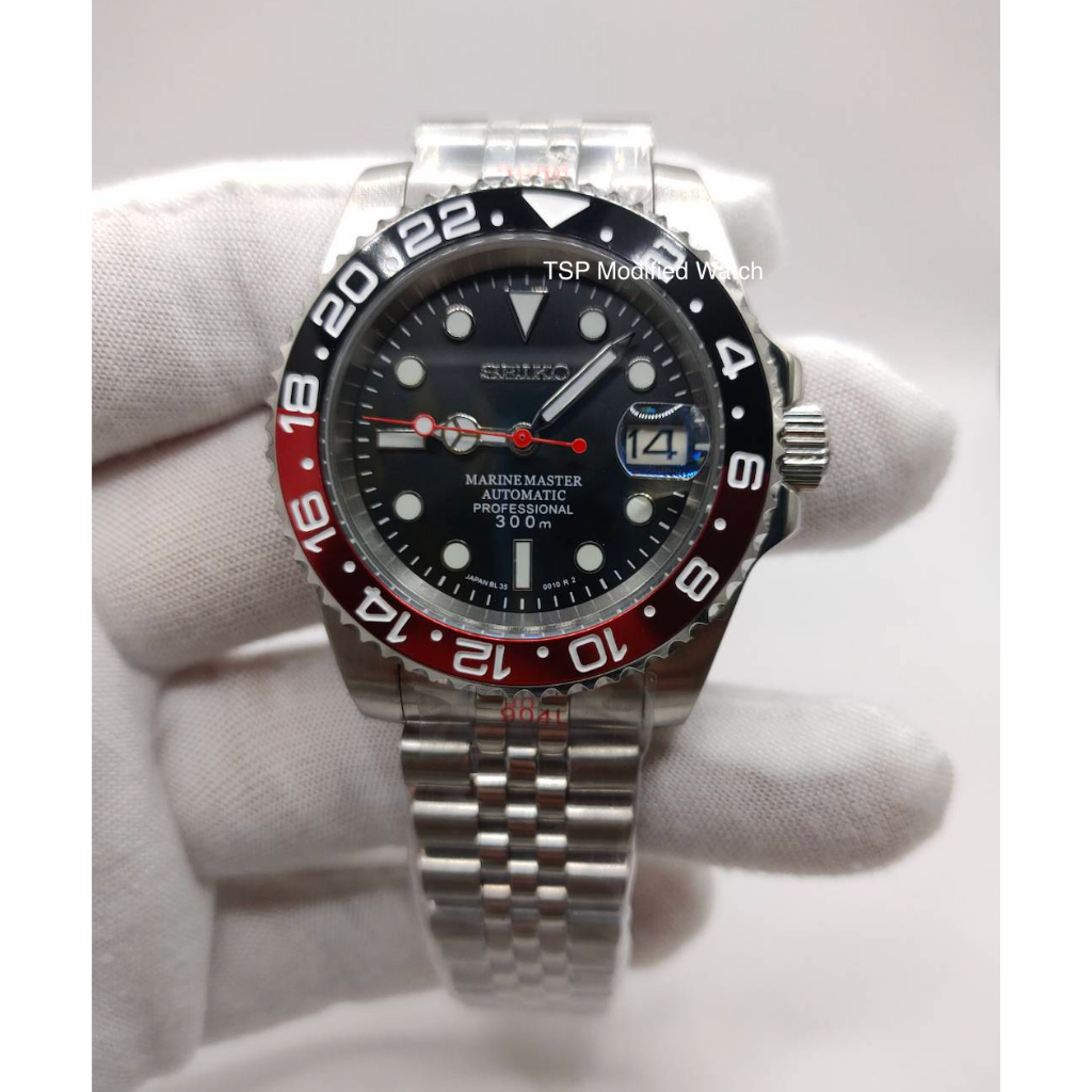 Seiko Mod Coke GMT Master Jubilee