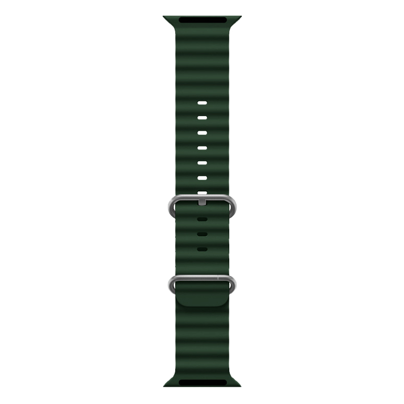 สายซิลิโคนเหมาะสำหรับ ultra 49mm 46mm45mm44/42mm40/41mm/38mm สีทึบสาย iwatch series 10 9 8 7 6 5 43 2 1 se