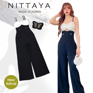 NITTAYA: จั้มสายเดี่ยวยาวทรูโทน(*สอบถามสต๊อกก่อนกดสั่งน๊า)