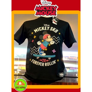 เสื้อDisney ลาย Mickey Mouse  สีดำ (MK-008)