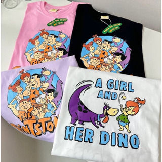 เสื้อโอเวอร์ไซซ์ เสื้อ Oversize •มนุษย์หิน flintstone