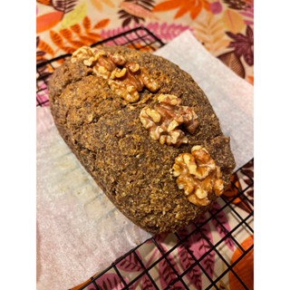 ขนมปังวีแกนคีโตวอลนัท Vegan Keto Walnut Bread