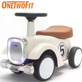 OneTwoFit รถขาไถ จักรยานขาไถ มีไฟ มีเพลง สำหรับเด็ก 1-4 ขวบ รถเด็ก4ล้อ  รถฝึกการทรงตัวเด็ก