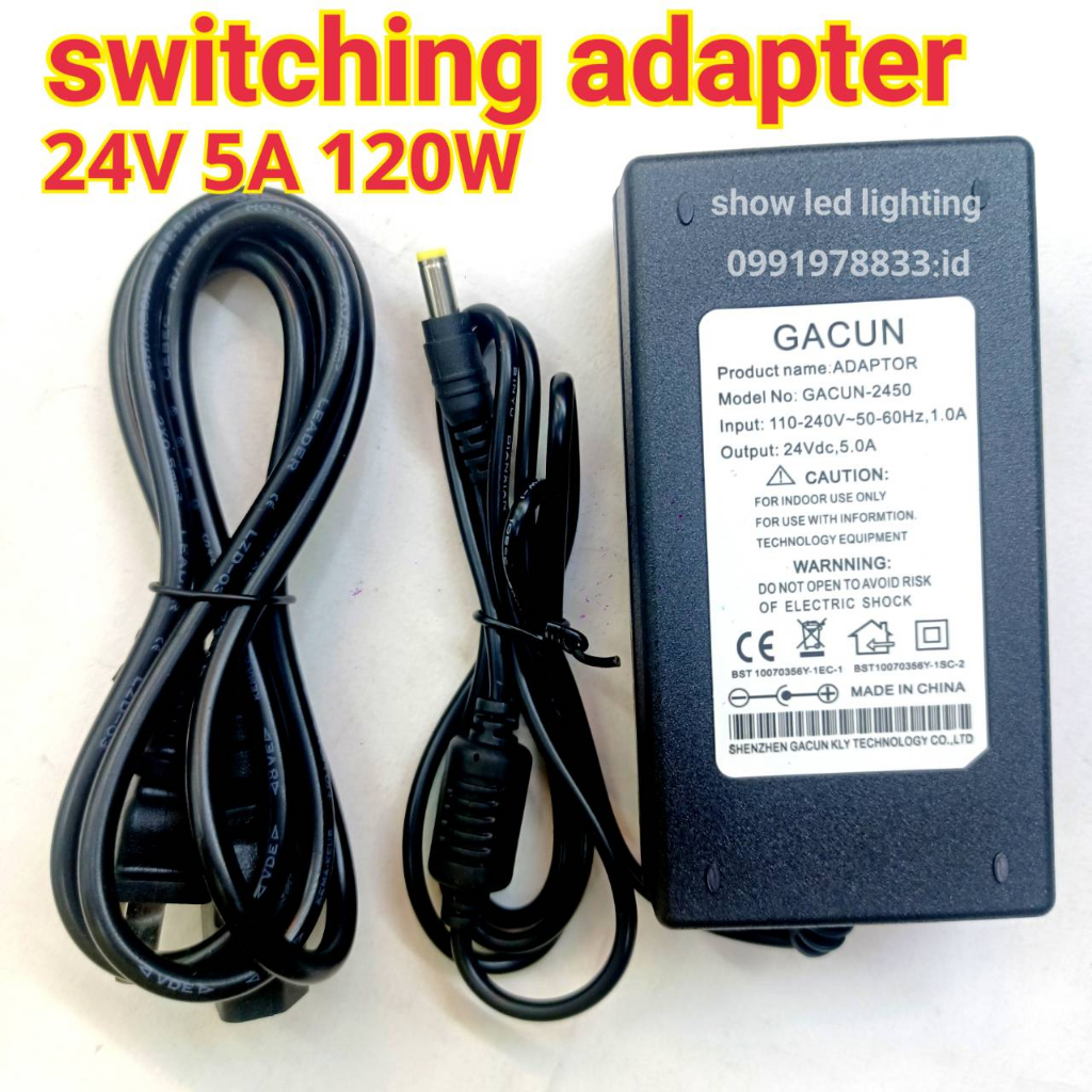 adapter 24v 3a 72w ,24V 5A 120W (กดตัวเลือก) switching power supply สวิตชิ่งพาเซอร์ซัพพลาย หม้อแปลงไฟ อะแด็บเตอร์แปลงไฟ