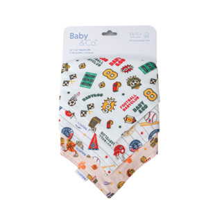 Baby and Co. ผ้ากันเปื้อนอเนกประสงค์ (Napkin Bib) แพ็ค 3 ชิ้น