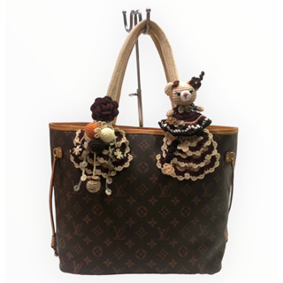 หูถักกระเป๋า  LV neverfull, Coach งานเแฮด์เมด สวย แน่น