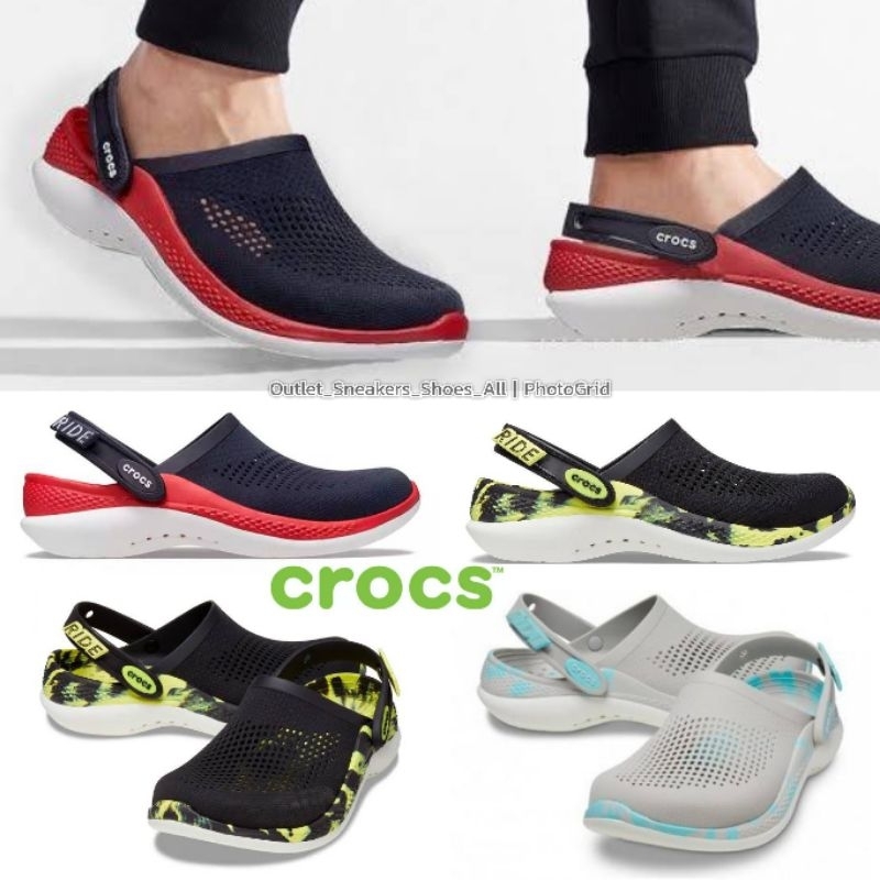 รองเท้าแตะรัดส้น Crocs Literide 360 Clog ใส่ได้ทั้ง ชาย หญิง ส่งฟรี