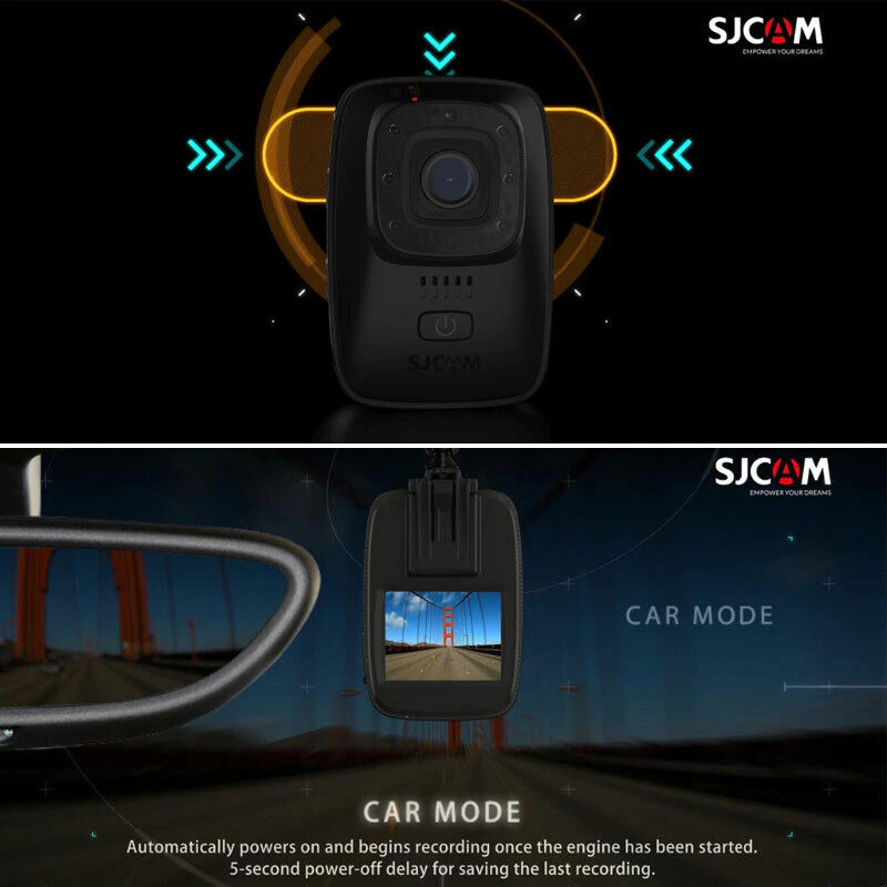 SJCAM A10  Action Cam กล้องแอคชั่นแคม กล้องติดตัวตำรวจ กล้องติดหมวก ถ่ายภาพในสภาพแสงน้อย thumbnail 8