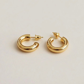 14K gold plated minimalist earrings