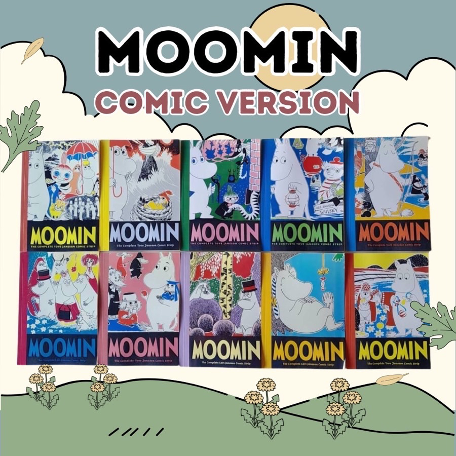 หนังสือชุด Moomin ; comic version มูมิน การ์ตูนมูมิน หนังสือการ์ตูน ภาษาอังกฤษ english book