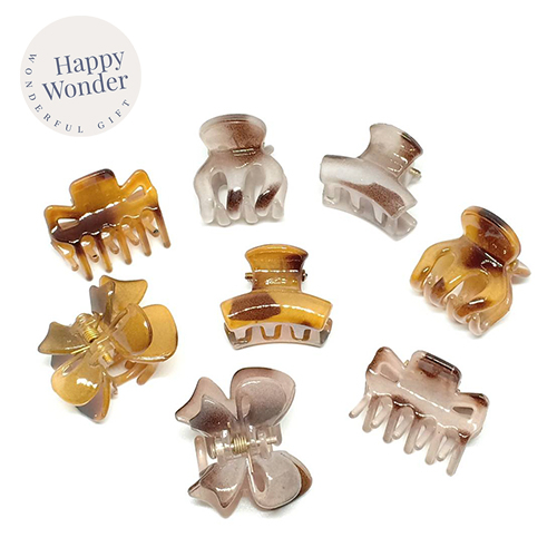 2 ชิ้น กิ๊บหนีบผม กิ๊บติดผม ตัวเล็ก 2.3 - 2.5 cm น้ำหนักเบา หนีบแน่น สไตล์เกาหลี เนื้อเยลลี่