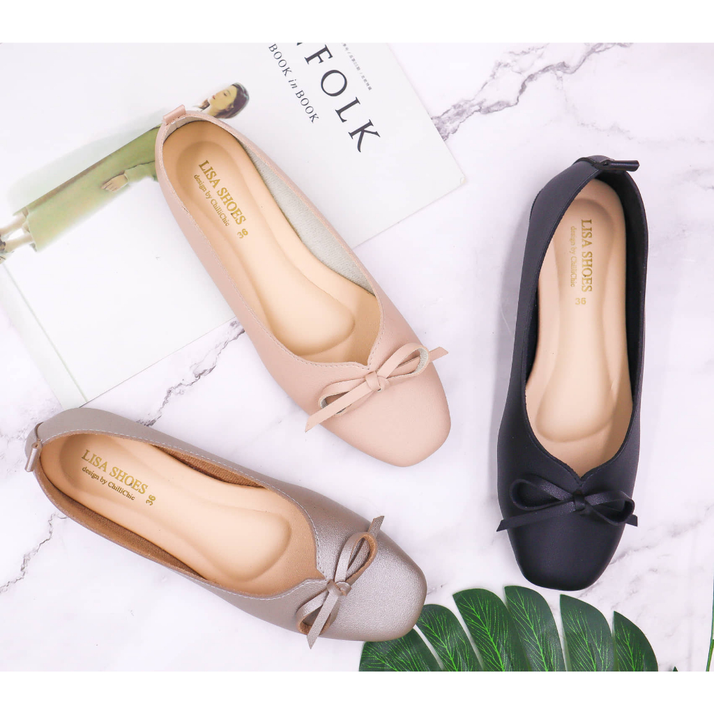❌คัทชูหนังไม่กัดเท้า❌36-41แบรนด์ Lisa shoes(cc8141) รองเท้าคัทชูหนังนุ่ม ใส่ได้ทุกโอกาสแม็ททุดชุดคร้าาา