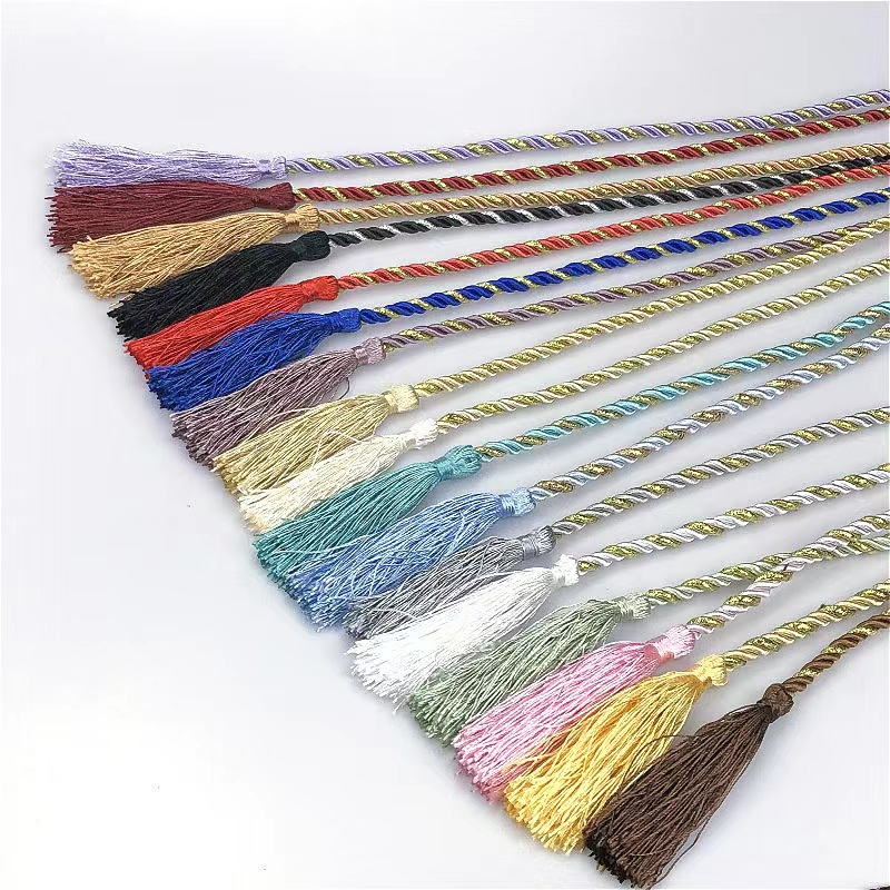 เชือกผูกผ้าม่าน หลายสีให้เลือก!! เชือกรัดผ้าม่าน ยาว90-100cm ราคาถูก!! XBS（S)