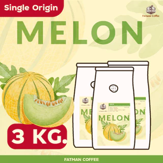 ราคาส่ง 1-3 Kg. เมล็ดกาแฟ น่าน Melon Thailand (Exotic coffee)