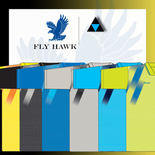 เสื้อโปโลชาย เสื้อคอปกแขนสั้น เสื้อโปโลสีพื้น FLY HAWK FLYHAWK รุ่น A396  ของแท้ 100%