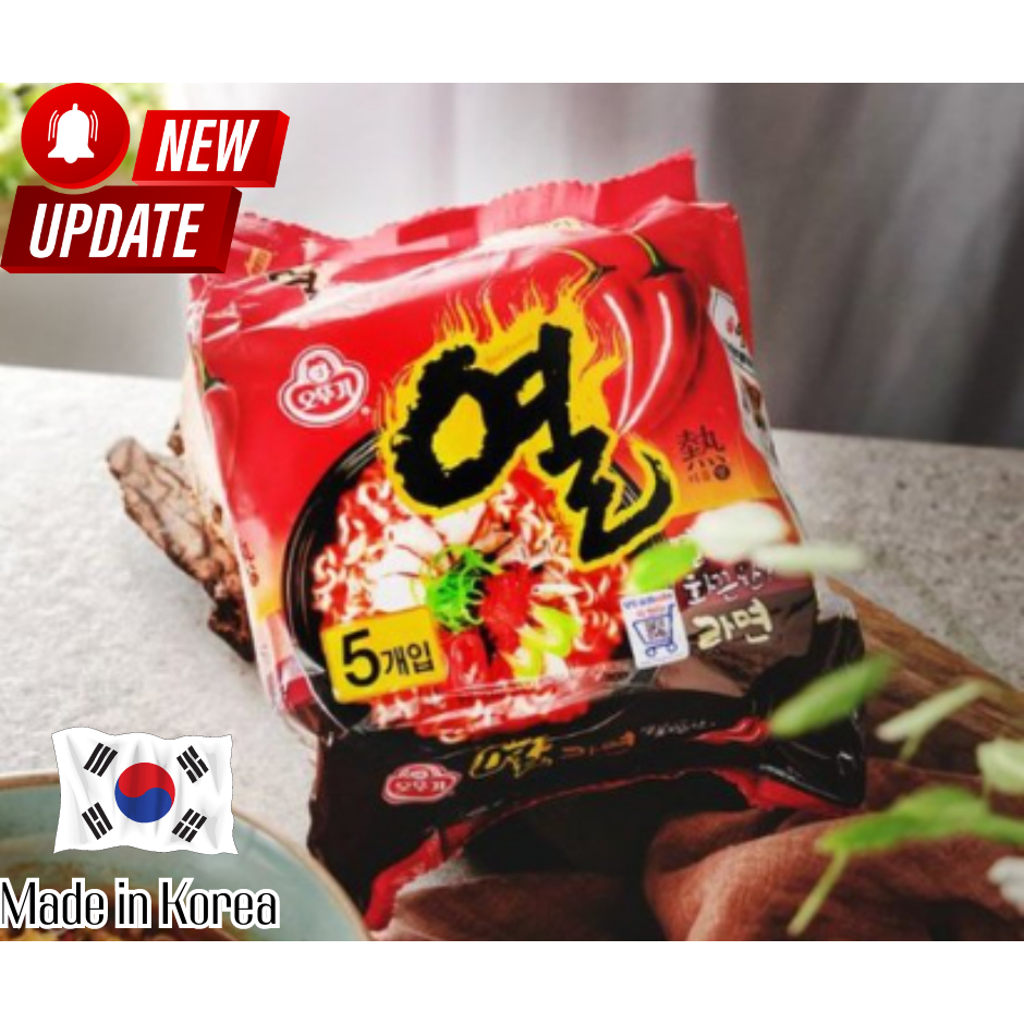 🇰🇷มาม่าเกาหลี 🇰🇷ยอล รามยอน ซอง-ออตโตกิ Yeol Ramen Multi-Ottogi(ของแท้)💯 열라면멀티-오뚜기120g x5 ยกแพ็คถูกกว่ามาก 💯พร้อมส่ง