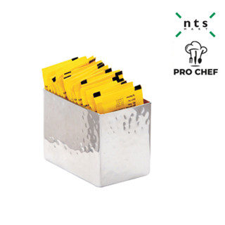 PRO CHEF SUGAR PACK HOLDER  กล่องสแตนเลสใส่ของอนกประสงค์ ทรงสี่เหลี่ยม รุ่น PRC1-TK-SPH