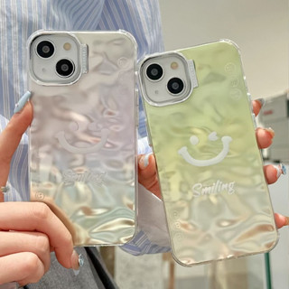 💲คูปองเคลม💲เคสไอโฟน case for iphone 11 12 ชุบหน้ายิ้ม เคส 14 13 12 11 pro max การชุบด้วยไฟฟ้า กันกระแทกมาก กันรอย