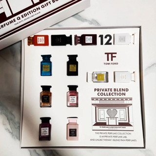 TOM FORD 12 IN 1 SET 12X7.5ML Q EDITION GIFT BOX MINI TRAVEL PERFUME Rose Pick Bitter Peach Lost Cherry Oud Wood White S