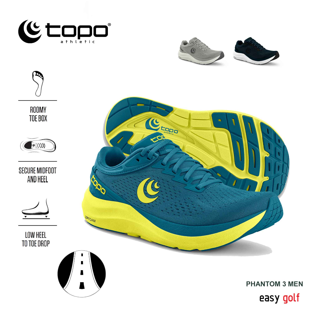 TOPO ATHLETIC ROAD PHANTOM 3  MEN'S RUNNING SHOES รองเท้ากีฬา วิ่งถนนผู้ชาย