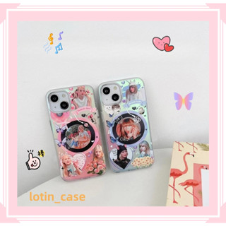 🎁ส่งของขวัญ🎁เคสไอโฟน สำหรับ 11 13 for iPhone Case 14 12 Pro Max น่าสนใจ แฟชั่น แผ่นเสียง กันกระแทก ปกป้อง เคสโทรศัพท์